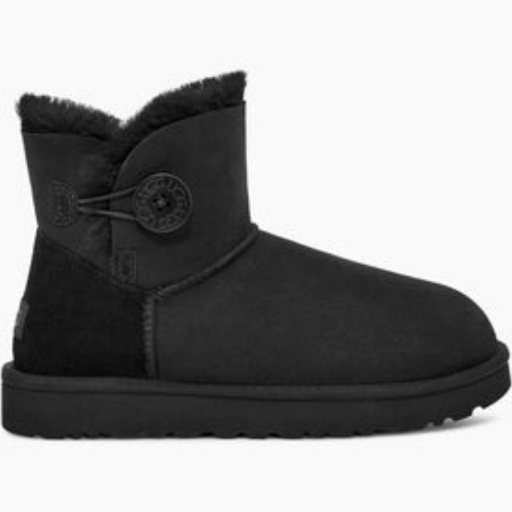 Ugg Bailey Button Boots Black Size 6